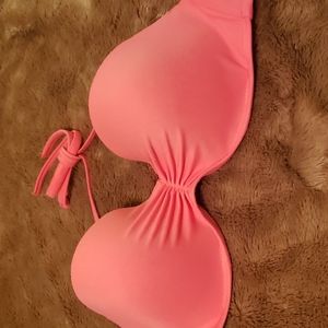 Victoria's Secret Coral Swimsuit top sz 36 D